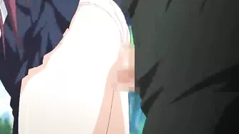 Anime Coed Gets Squeezed, Fucked in Forest with Big Tits and Wet Pussy