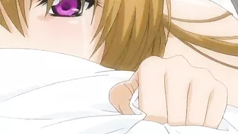 Shemale Anime Fucks Busty Babe on Bed