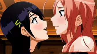 Pregnant hentai with big boobs gets hard fucked by a busty shemale