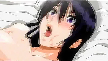 Pregnant hentai with big boobs gets hard fucked by a busty shemale