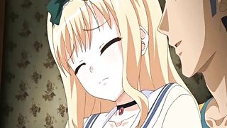 Anime Coed Gets Licked and Fingered Her Wet Pussy