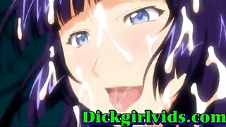 Hardcore Shemale Fucking and Cumming in Anime Toon Hentai