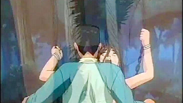 Anime Couple Gets Raped Outdoors by Bandits