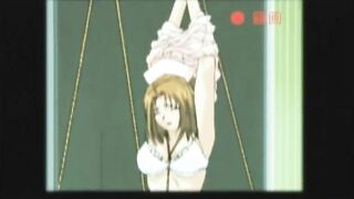 Japanese Anime Fingering Porn - Rope Bondage and Pussy Play