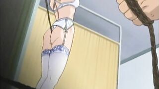 Japanese Anime Fingering Porn - Rope Bondage and Pussy Play