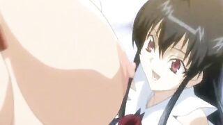 Shemale Handjobs with Big Boobs in Bondage Hentai