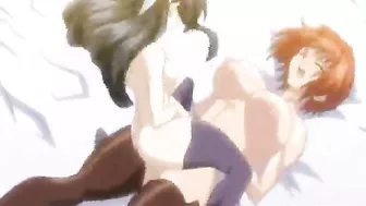 Shemale Handjobs with Big Boobs in Bondage Hentai