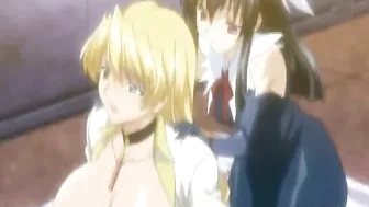 Shemale Handjobs with Big Boobs in Bondage Hentai