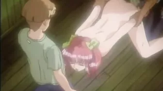 Caught Red-Handed - Cute Anime Coed Threesomes with Hot Fucks