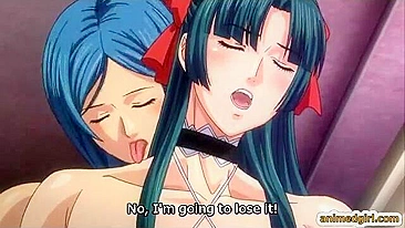 Shemales in Anime Big Boobs Threesome Fucked