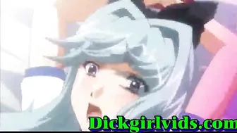 Horny Shemale Threesome Gangbang Fun in Anime Toon Hentai