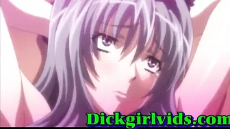 Horny Shemale Threesome Gangbang Fun in Anime Toon Hentai