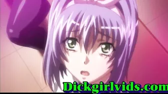 Horny Shemale Threesome Gangbang Fun in Anime Toon Hentai