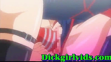 Horny Shemale Threesome Gangbang Fun in Anime Toon Hentai