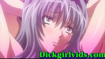 Horny Shemale Threesome Gangbang Fun in Anime Toon Hentai