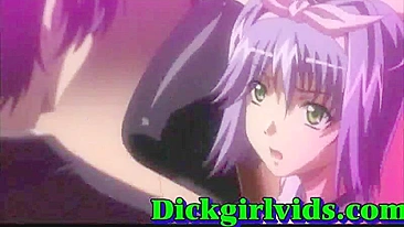 Horny Shemale Threesome Gangbang Fun in Anime Toon Hentai