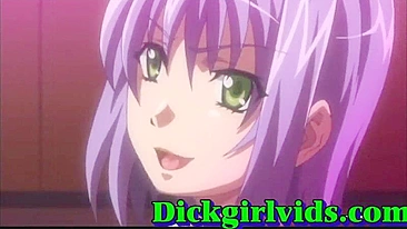 Horny Shemale Threesome Gangbang Fun in Anime Toon Hentai