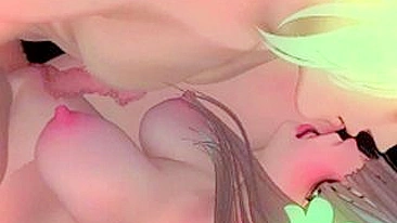 Horny Hentai Shemale Deep Fucked and Jerked, Anime Toon Porn