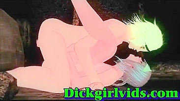 Horny Hentai Shemale Deep Fucked and Jerked, Anime Toon Porn