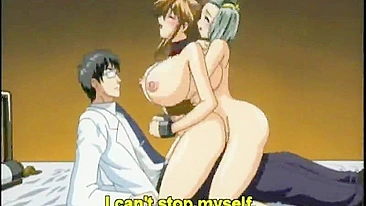 Hentai Shemale Girl Hardcore Sex in Bed, Anime, Toon