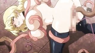 Tentacle Drilling of Busty Anime Shemale - 100% Original