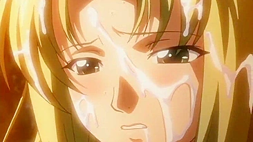 Hentai Girls Gangbanged and Cummed in Group Sex Scene