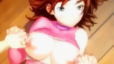 Hentai Boob Orgy with Shemale Bareback Cumming and Toon Fuck