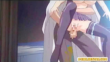 Naughty Nurse Gets Vibrated in Anime Fantasy