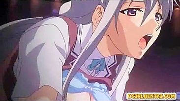 Naughty Nurse Gets Vibrated in Anime Fantasy