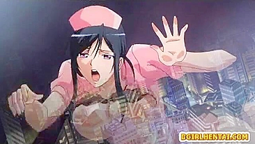 Naughty Nurse Gets Vibrated in Anime Fantasy