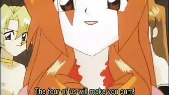 Shemale Group Gangbang and Dildo Play in Anime Hentai