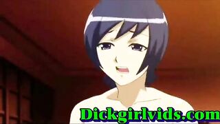 Shemale Toon Gets Hardcore Fucked and Cummed in Hot Anime Hentai