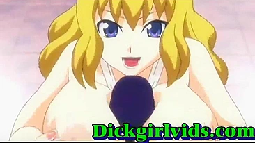 Shemale Toon Gets Hardcore Fucked and Cummed in Hot Anime Hentai