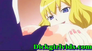 Shemale Toon Gets Hardcore Fucked and Cummed in Hot Anime Hentai