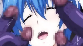 Tentacle Porn - Big-Boobed Anime Coed Gets All-Hole Poked