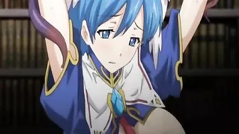 Tentacle Porn - Big-Boobed Anime Coed Gets All-Hole Poked