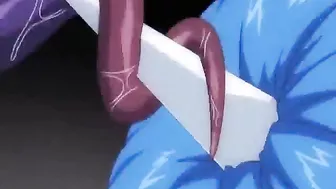 Tentacle Porn - Big-Boobed Anime Coed Gets All-Hole Poked