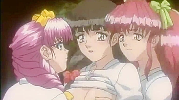 Hentai Schoolgirls Bound and Gagged in the Shack