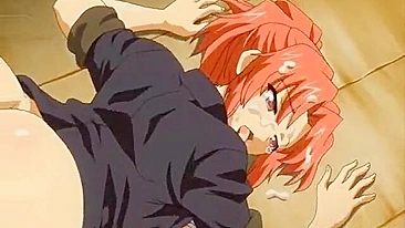 Bandit's Gangbang of Busty Anime Coed