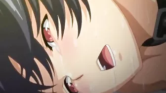 Busty Anime Coed Rides Shemale Cock