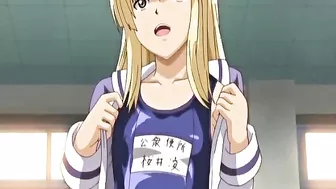 Busty Anime Coed Rides Shemale Cock