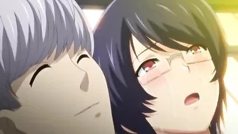 Busty Anime Coed Rides Shemale Cock