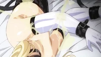 Shemale with Muzzle Gets Vibrating Ass and Boobs