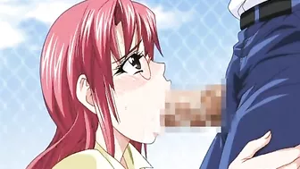 Anime Porn - Brutal Sex with Big Melon Boobs in Class