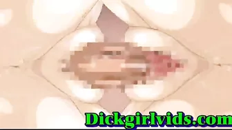 Shemale Deep Fucked and Cummed in Anime Hentai with Toon Fuck