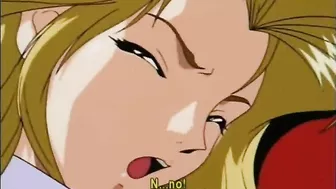 Anime Coed Gets Anal Injection while Bound in Rope