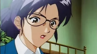 Anime Coed Gets Anal Injection while Bound in Rope