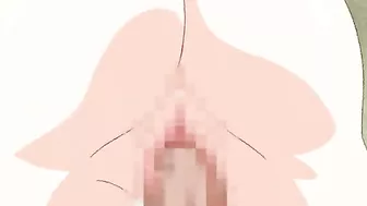 Japanese Anime Schoolgirl with Big Boobs Wet Pussy Poking