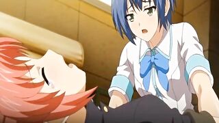 Coed Anime with Big Tits Wet Pussy Fucked by Shemale - Caught in the Act!