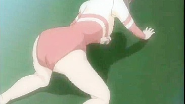 Jerky Uniform Shemale Cumming in Anime Toon Hentai